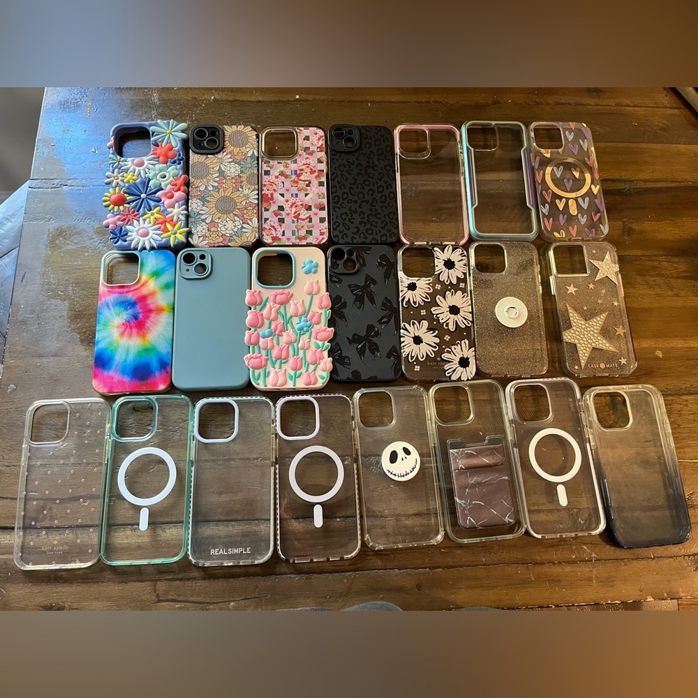 Used iPhone 14 Plus case bundle